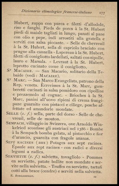 Il Gastronomo moderno : vademecum ad uso degli albergatori, cuochi, segretari e personale d'albergo, corredato da 250 menus originali e moderni e da un dizionario di cucina contenente oltre 4000 traduzioni ed annotazioni sul significato e l'etimologia dei termini più in uso nel gergo di cucina francese