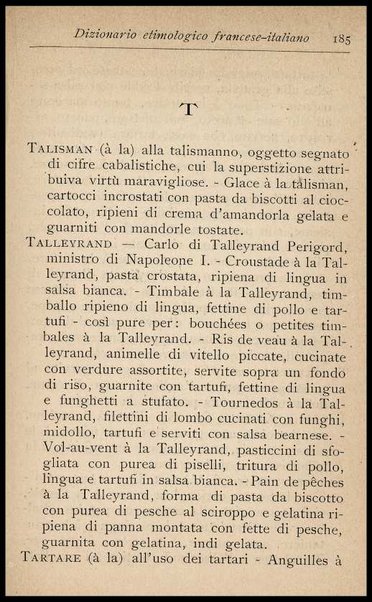 Il Gastronomo moderno : vademecum ad uso degli albergatori, cuochi, segretari e personale d'albergo, corredato da 250 menus originali e moderni e da un dizionario di cucina contenente oltre 4000 traduzioni ed annotazioni sul significato e l'etimologia dei termini più in uso nel gergo di cucina francese