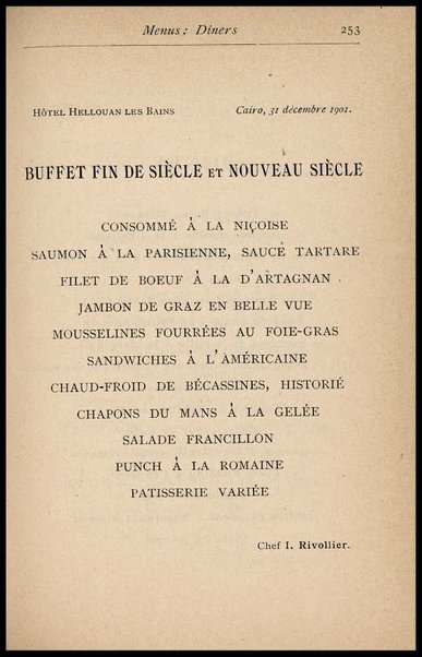 Il Gastronomo moderno : vademecum ad uso degli albergatori, cuochi, segretari e personale d'albergo, corredato da 250 menus originali e moderni e da un dizionario di cucina contenente oltre 4000 traduzioni ed annotazioni sul significato e l'etimologia dei termini più in uso nel gergo di cucina francese