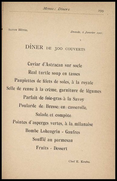 Il Gastronomo moderno : vademecum ad uso degli albergatori, cuochi, segretari e personale d'albergo, corredato da 250 menus originali e moderni e da un dizionario di cucina contenente oltre 4000 traduzioni ed annotazioni sul significato e l'etimologia dei termini più in uso nel gergo di cucina francese