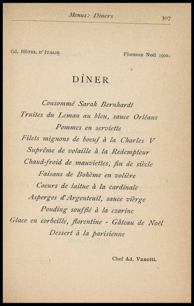 Il Gastronomo moderno : vademecum ad uso degli albergatori, cuochi, segretari e personale d'albergo, corredato da 250 menus originali e moderni e da un dizionario di cucina contenente oltre 4000 traduzioni ed annotazioni sul significato e l'etimologia dei termini più in uso nel gergo di cucina francese