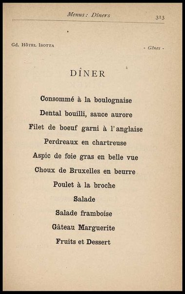 Il Gastronomo moderno : vademecum ad uso degli albergatori, cuochi, segretari e personale d'albergo, corredato da 250 menus originali e moderni e da un dizionario di cucina contenente oltre 4000 traduzioni ed annotazioni sul significato e l'etimologia dei termini più in uso nel gergo di cucina francese