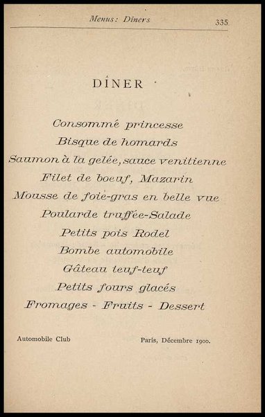 Il Gastronomo moderno : vademecum ad uso degli albergatori, cuochi, segretari e personale d'albergo, corredato da 250 menus originali e moderni e da un dizionario di cucina contenente oltre 4000 traduzioni ed annotazioni sul significato e l'etimologia dei termini più in uso nel gergo di cucina francese