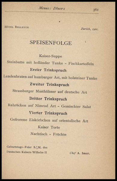 Il Gastronomo moderno : vademecum ad uso degli albergatori, cuochi, segretari e personale d'albergo, corredato da 250 menus originali e moderni e da un dizionario di cucina contenente oltre 4000 traduzioni ed annotazioni sul significato e l'etimologia dei termini più in uso nel gergo di cucina francese