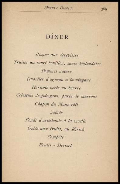 Il Gastronomo moderno : vademecum ad uso degli albergatori, cuochi, segretari e personale d'albergo, corredato da 250 menus originali e moderni e da un dizionario di cucina contenente oltre 4000 traduzioni ed annotazioni sul significato e l'etimologia dei termini più in uso nel gergo di cucina francese