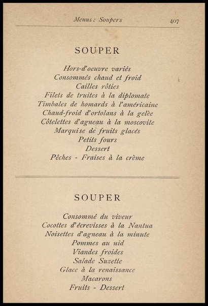 Il Gastronomo moderno : vademecum ad uso degli albergatori, cuochi, segretari e personale d'albergo, corredato da 250 menus originali e moderni e da un dizionario di cucina contenente oltre 4000 traduzioni ed annotazioni sul significato e l'etimologia dei termini più in uso nel gergo di cucina francese