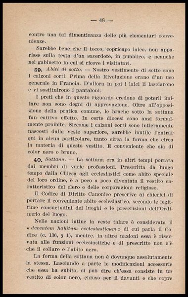 Urbanità e convenienze ecclesiastiche / L. Brancherau ; traduzione del teol. Eugenio Mascarelli