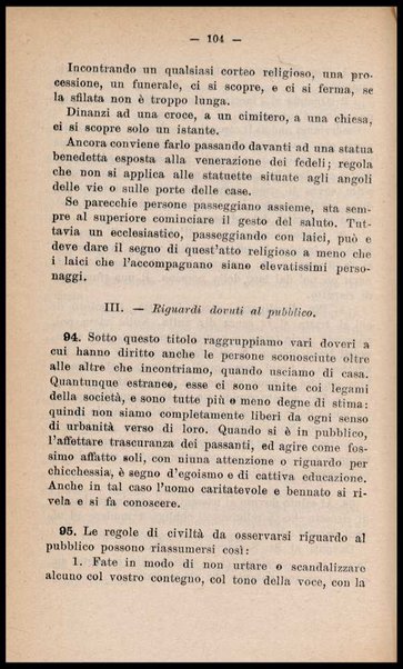 Urbanità e convenienze ecclesiastiche / L. Brancherau ; traduzione del teol. Eugenio Mascarelli