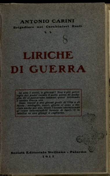 Liriche di Guerra