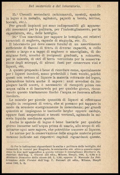 Il liquorista : Duemila ricette e procedimenti pratici per la composizione e fabbricazione dei liquori