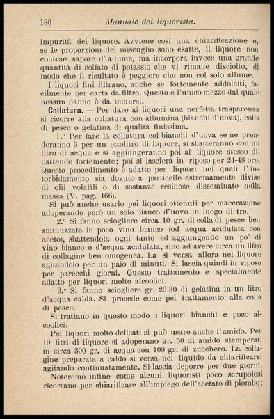 Il liquorista : Duemila ricette e procedimenti pratici per la composizione e fabbricazione dei liquori