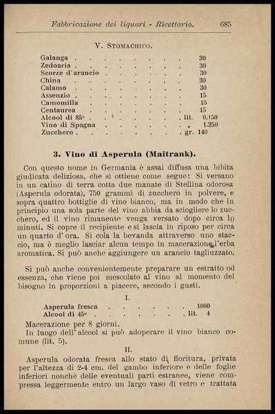 Il liquorista : Duemila ricette e procedimenti pratici per la composizione e fabbricazione dei liquori