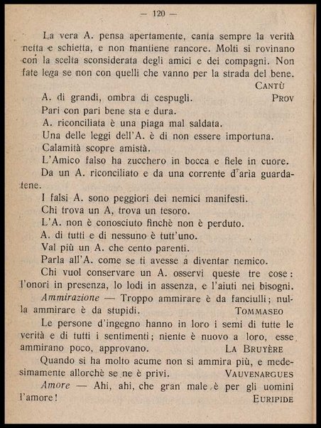 ...Buoni sensi e buone usanze... : manuale di vita pratica e morale, con appendice di pensieri, sentenze e aforismi di autori celebri