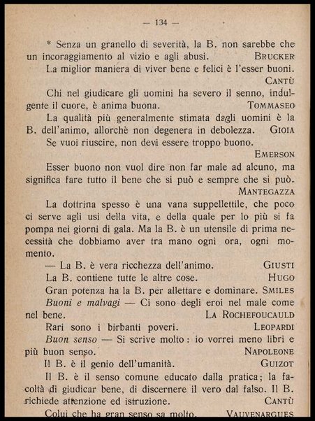 ...Buoni sensi e buone usanze... : manuale di vita pratica e morale, con appendice di pensieri, sentenze e aforismi di autori celebri