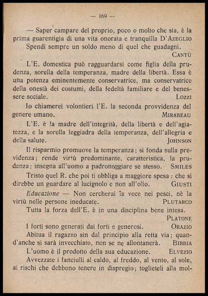 ...Buoni sensi e buone usanze... : manuale di vita pratica e morale, con appendice di pensieri, sentenze e aforismi di autori celebri