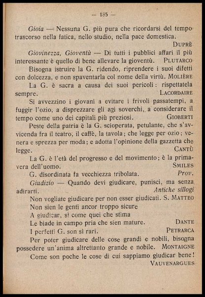 ...Buoni sensi e buone usanze... : manuale di vita pratica e morale, con appendice di pensieri, sentenze e aforismi di autori celebri