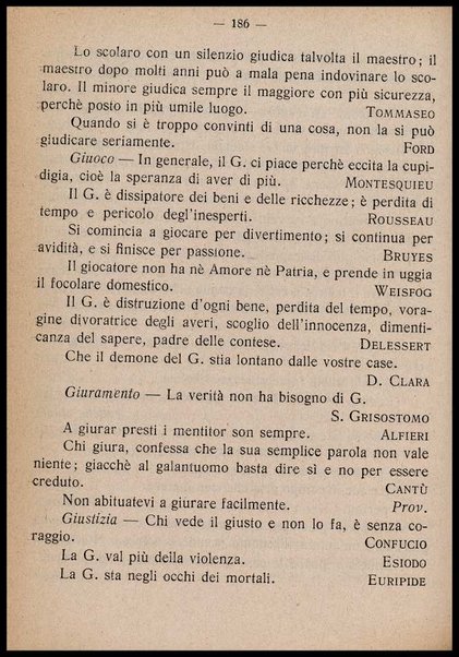 ...Buoni sensi e buone usanze... : manuale di vita pratica e morale, con appendice di pensieri, sentenze e aforismi di autori celebri