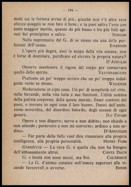 ...Buoni sensi e buone usanze... : manuale di vita pratica e morale, con appendice di pensieri, sentenze e aforismi di autori celebri