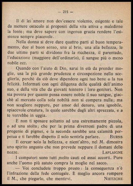 ...Buoni sensi e buone usanze... : manuale di vita pratica e morale, con appendice di pensieri, sentenze e aforismi di autori celebri