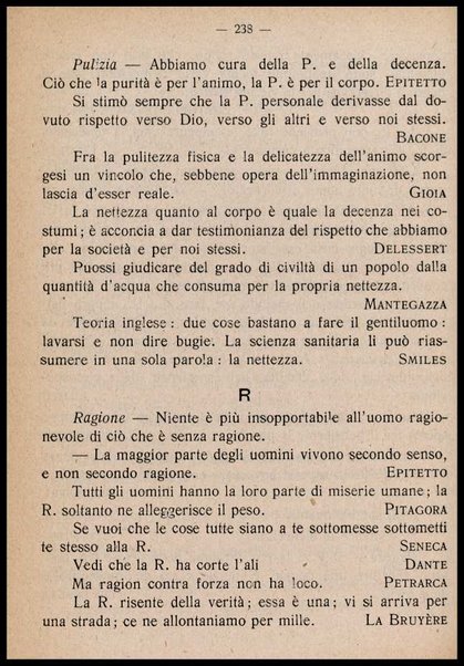 ...Buoni sensi e buone usanze... : manuale di vita pratica e morale, con appendice di pensieri, sentenze e aforismi di autori celebri