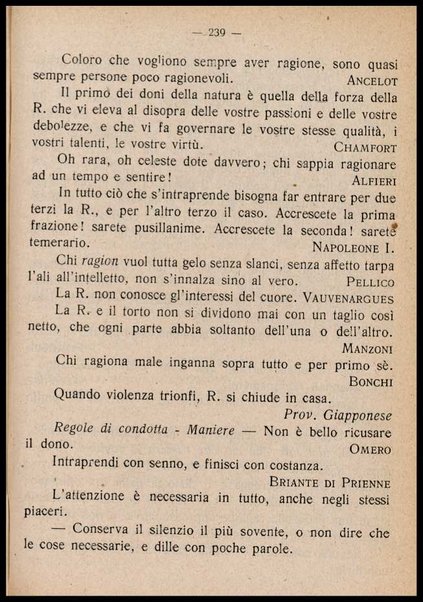 ...Buoni sensi e buone usanze... : manuale di vita pratica e morale, con appendice di pensieri, sentenze e aforismi di autori celebri