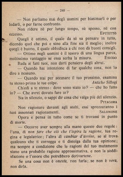 ...Buoni sensi e buone usanze... : manuale di vita pratica e morale, con appendice di pensieri, sentenze e aforismi di autori celebri