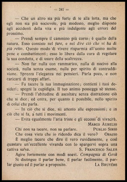 ...Buoni sensi e buone usanze... : manuale di vita pratica e morale, con appendice di pensieri, sentenze e aforismi di autori celebri