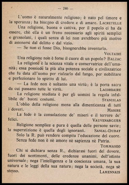 ...Buoni sensi e buone usanze... : manuale di vita pratica e morale, con appendice di pensieri, sentenze e aforismi di autori celebri