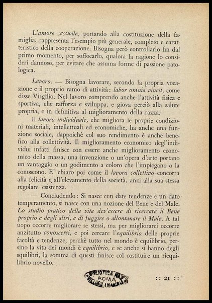 L'arte della vita e la scienza della morale : Il libro del gentiluomo e dell'ufficiale