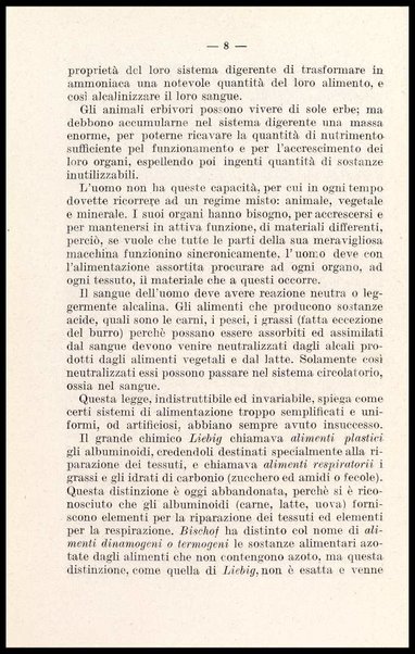 La nutrizione : chimica della vita quotidiana / Calisto Craveri