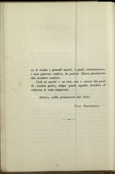 Cuor d'Italia : scelta di poesie, da Dante Alighieri a Goffredo Mameli : annotate per uso delle scuole medie inferiori / da Ugo Frittelli