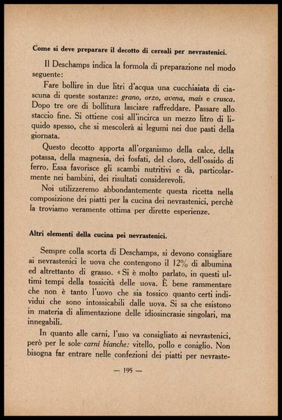 La cuoca medichessa : Dietetica e ricette