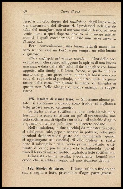 Come posso mangiar bene? : Libro di cucina con oltre mille precetti e ricette di vivande comuni, facili ed economiche per gli stomachi sani e per quelli delicati / Giulia Ferraris Tamburini