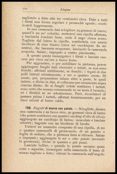 Come posso mangiar bene? : Libro di cucina con oltre mille precetti e ricette di vivande comuni, facili ed economiche per gli stomachi sani e per quelli delicati / Giulia Ferraris Tamburini