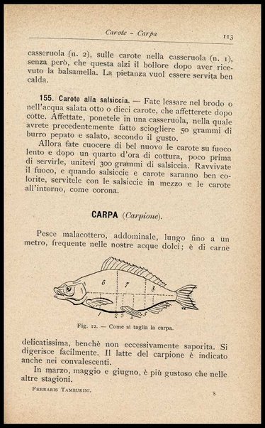 Come posso mangiar bene? : Libro di cucina con oltre mille precetti e ricette di vivande comuni, facili ed economiche per gli stomachi sani e per quelli delicati / Giulia Ferraris Tamburini