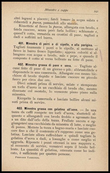 Come posso mangiar bene? : Libro di cucina con oltre mille precetti e ricette di vivande comuni, facili ed economiche per gli stomachi sani e per quelli delicati / Giulia Ferraris Tamburini