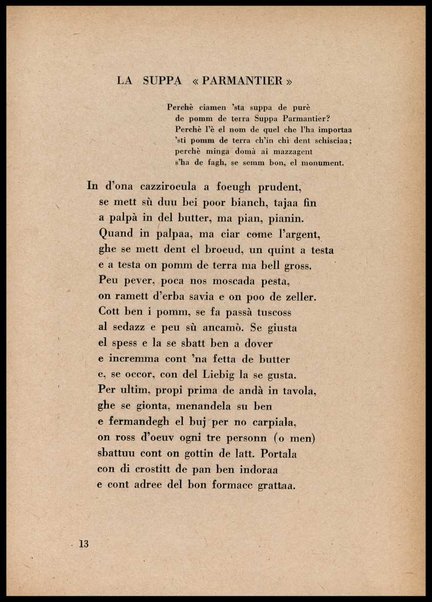 La cusinna de Milan : quatter ricett, quatter scherz, quatter penser / de G. F. ; prefazione di Francesco Ferrari