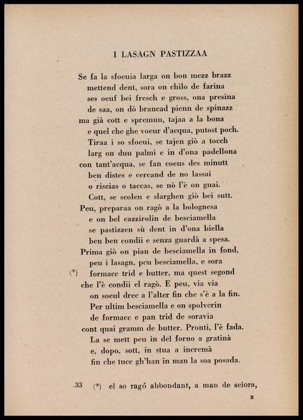 La cusinna de Milan : quatter ricett, quatter scherz, quatter penser / de G. F. ; prefazione di Francesco Ferrari