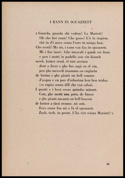 La cusinna de Milan : quatter ricett, quatter scherz, quatter penser / de G. F. ; prefazione di Francesco Ferrari