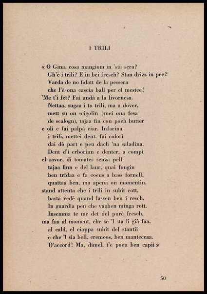 La cusinna de Milan : quatter ricett, quatter scherz, quatter penser / de G. F. ; prefazione di Francesco Ferrari