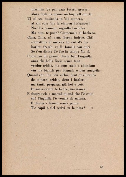 La cusinna de Milan : quatter ricett, quatter scherz, quatter penser / de G. F. ; prefazione di Francesco Ferrari