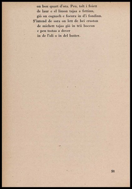 La cusinna de Milan : quatter ricett, quatter scherz, quatter penser / de G. F. ; prefazione di Francesco Ferrari