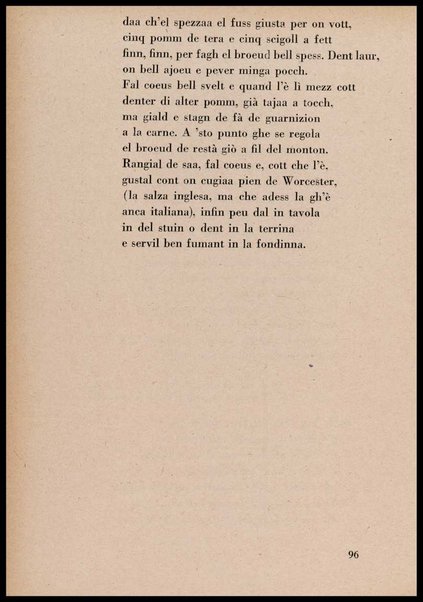 La cusinna de Milan : quatter ricett, quatter scherz, quatter penser / de G. F. ; prefazione di Francesco Ferrari