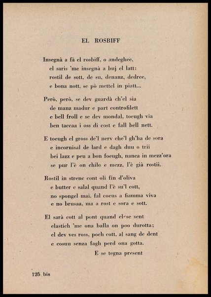 La cusinna de Milan : quatter ricett, quatter scherz, quatter penser / de G. F. ; prefazione di Francesco Ferrari