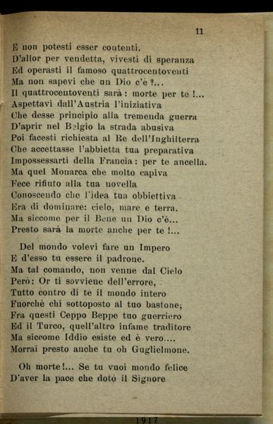 Il Natale del soldato : un po' di vita militare e le crudeltà di Cecco Beppe e Guglielmone