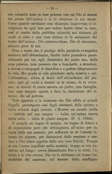 Dio nel presente conflitto mondiale : discorsi morali al popolo / Nicolò Genovese