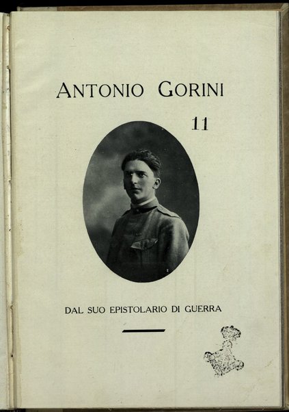 Dal suo epistolario di guerra / Antonio Gorini