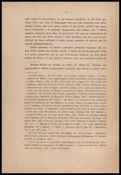 Noterelle letterarie : un trattato inedito del bel costume del secolo 16., postille inedite di Vincenzo Monti alle rime de' primi Arcadi / Gaetano Imbert