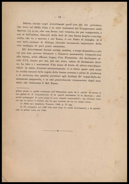 Noterelle letterarie : un trattato inedito del bel costume del secolo 16., postille inedite di Vincenzo Monti alle rime de' primi Arcadi / Gaetano Imbert