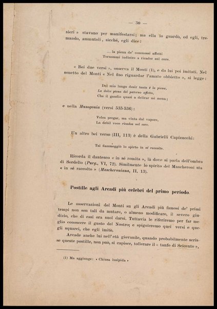 Noterelle letterarie : un trattato inedito del bel costume del secolo 16., postille inedite di Vincenzo Monti alle rime de' primi Arcadi / Gaetano Imbert